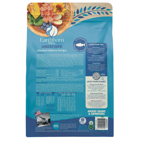 Earthborn Holistic Unrefined Smoked Salmon Recipe 4 lbs