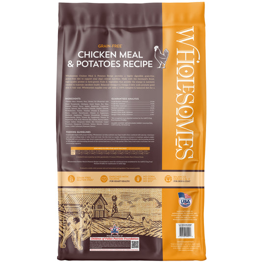 Wholesomes Chicken Meal & Potatoes 35 lbs
