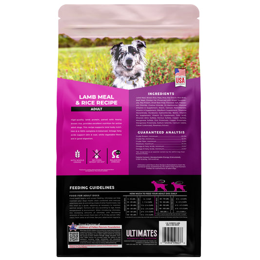 Ultimates Lamb Meal & Rice 5 lbs
