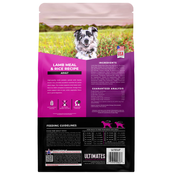 Ultimates Lamb Meal & Rice 5 lbs