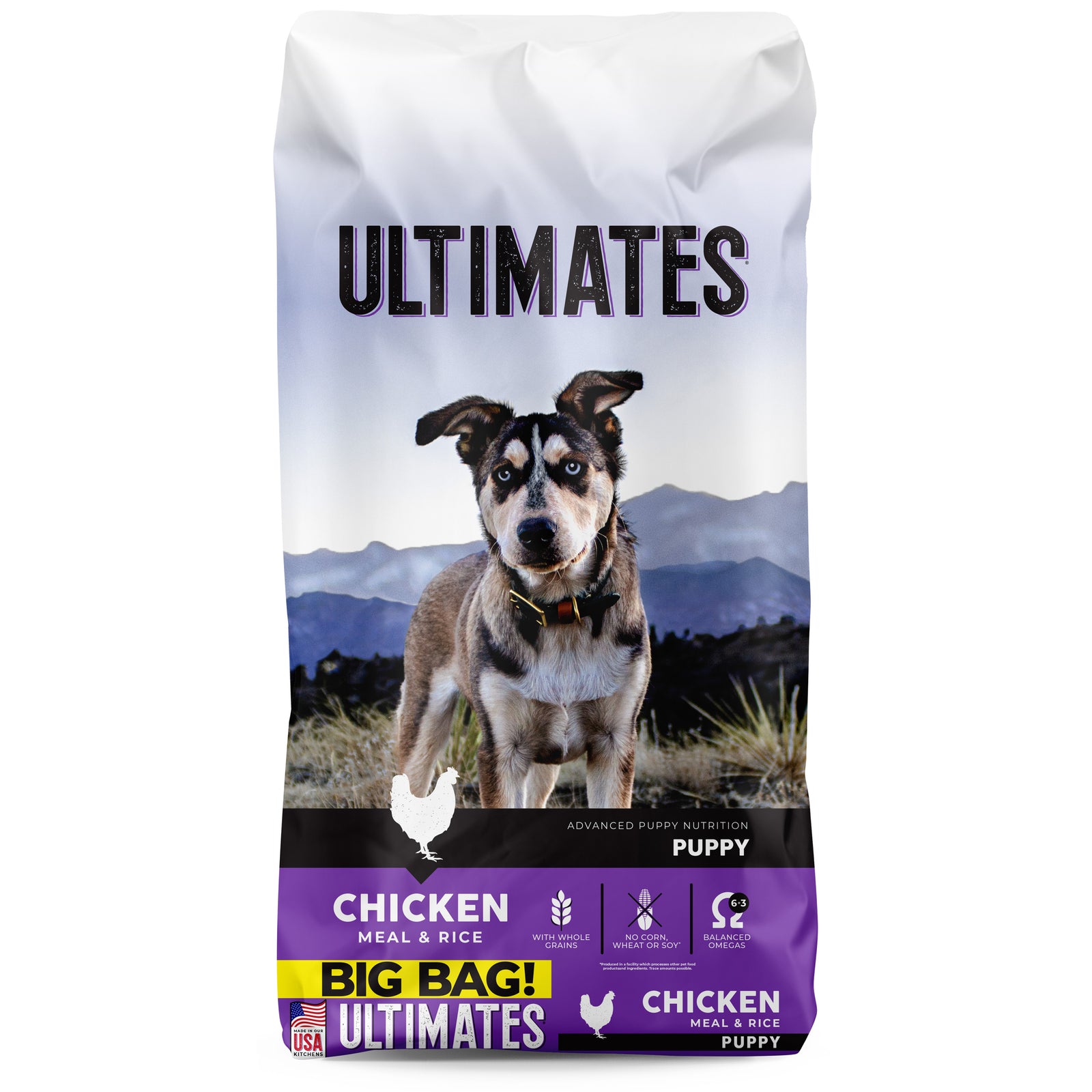 Ultimates Puppy Chicken Meal & Rice 28 lbs