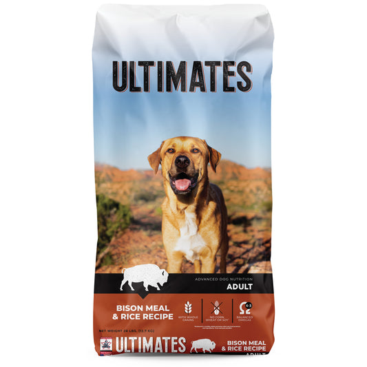 Ultimates Bison Meal & Rice 28 lbs