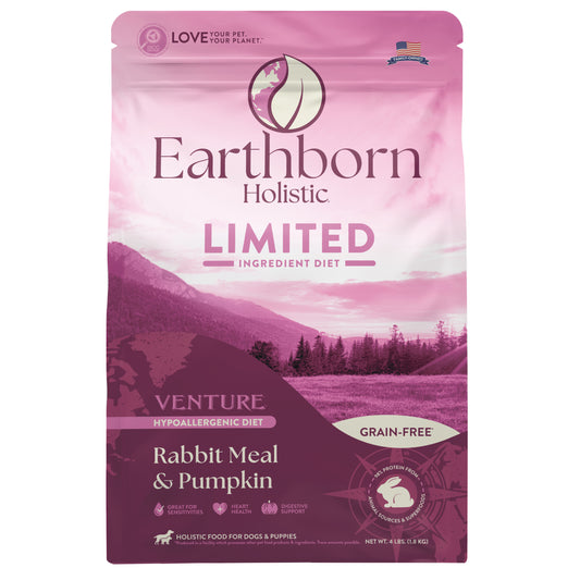 Earthborn Holistic Venture Rabbit Meal & Pumpkin 4 lbs