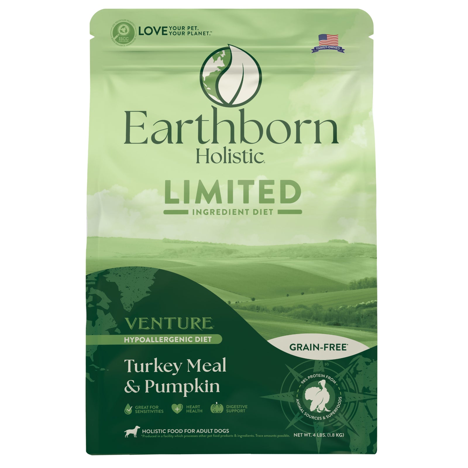 Earthborn Holistic Venture Turkey Meal & Pumpkin 4 lbs
