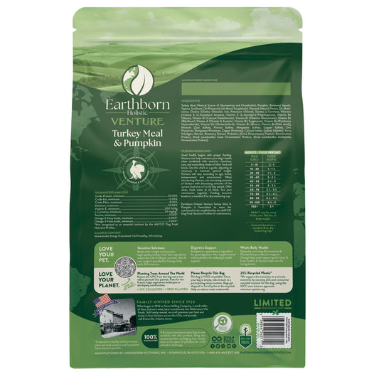 Earthborn Holistic Venture Turkey Meal & Pumpkin 4 lbs