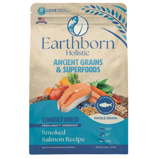 Earthborn Holistic Unrefined Smoked Salmon Recipe 4 lbs