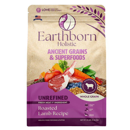 Earthborn Holistic Unrefined Roasted Lamb Recipe 4 lbs