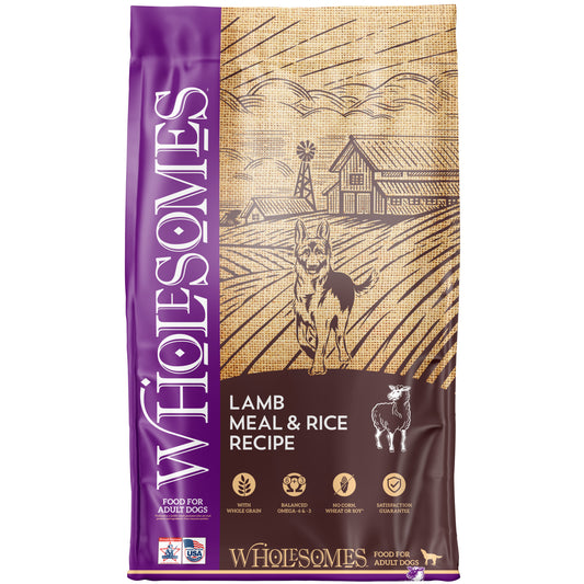 Wholesomes Lamb Meal & Rice 40 lbs