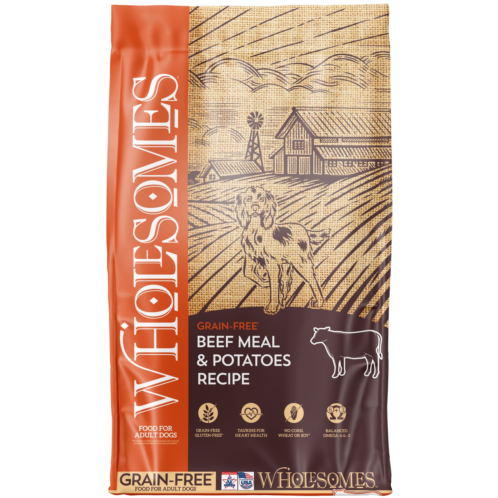 Wholesomes Beef Meal & Potatoes 35 lbs