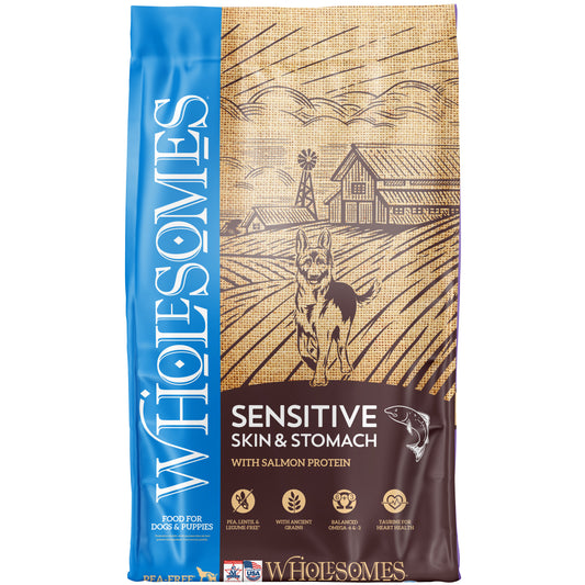 Wholesomes Sensitive Skin with Salmon Protein 30 lbs