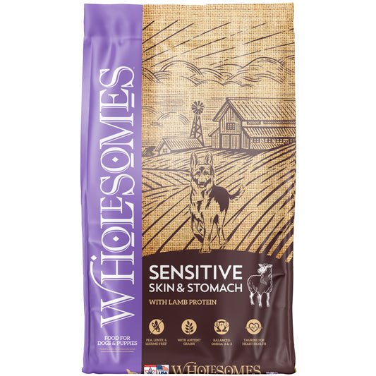 Wholesomes Sensitive Skin with Lamb Protein 30 lbs