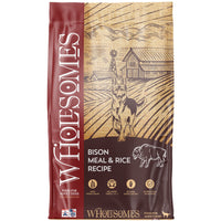 Wholesomes Bison Meal & Rice 35 lbs