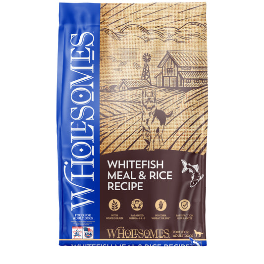 Wholesomes WhiteFish Meal & Brown Rice 40 lbs