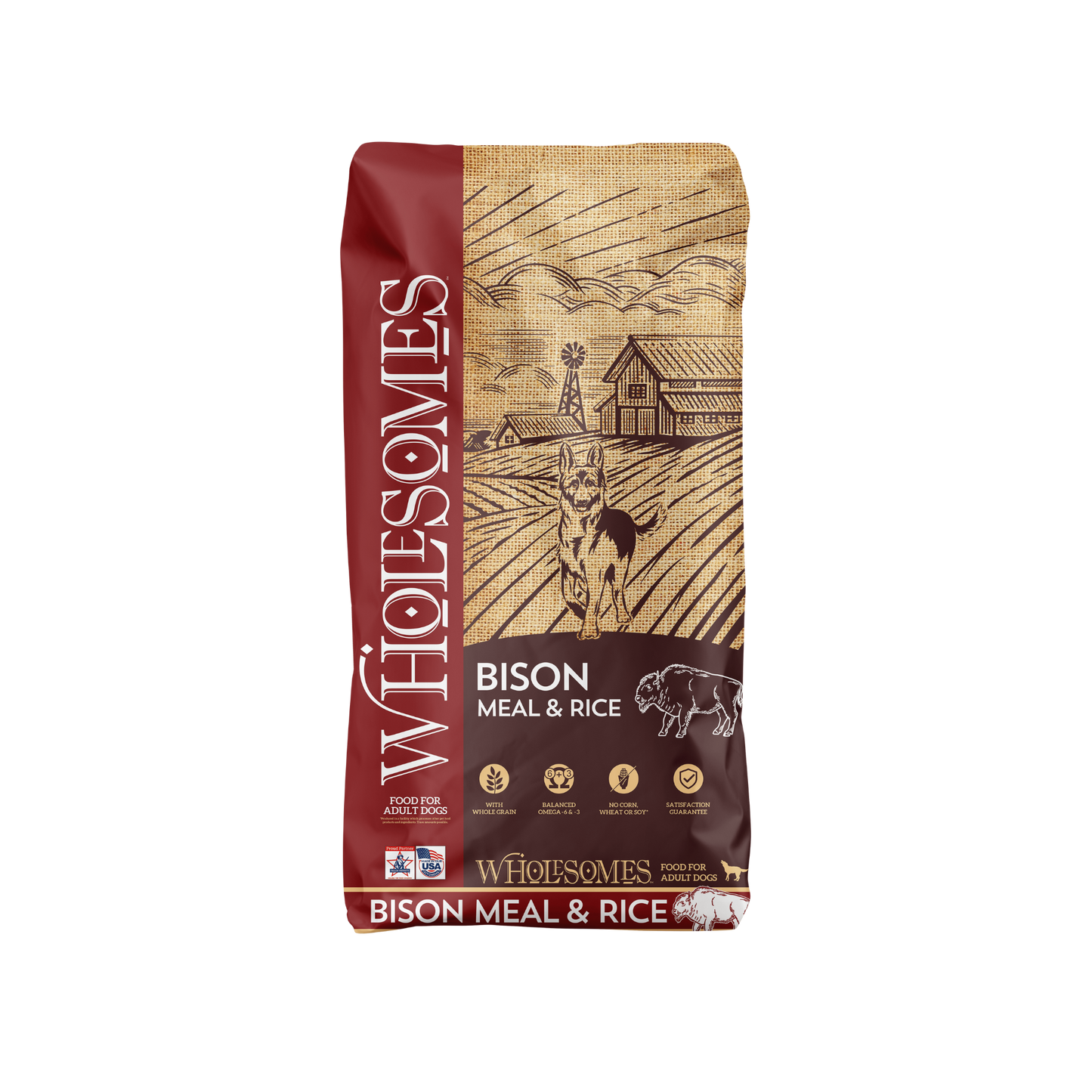 Bison Meal & Rice 35 Lbs