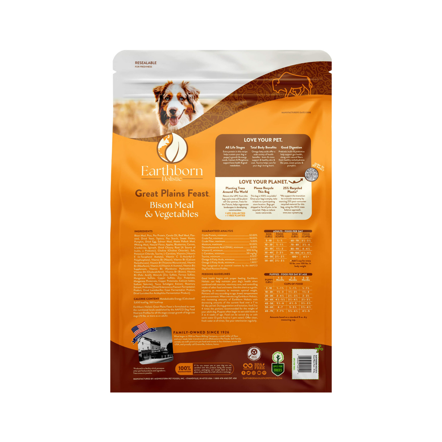 Earthborn Holistic Great Plains Feast 25 Lbs